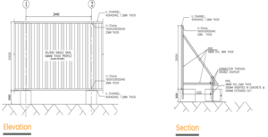 Corrugated Fencing